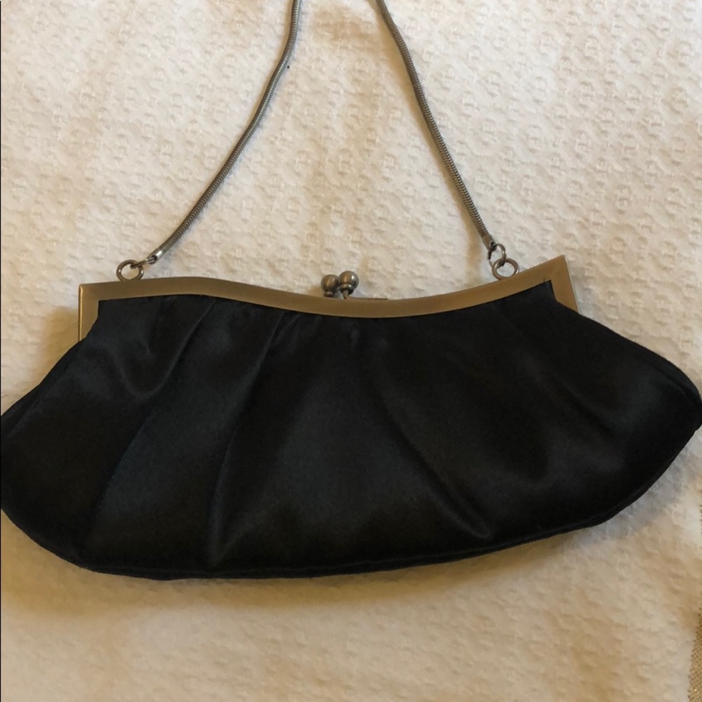 Cache satin evening bag